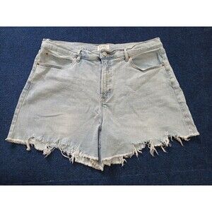 Nicole Miller New York Cut Off Nomad Super High Rise Classic Fit Jean Shorts 14